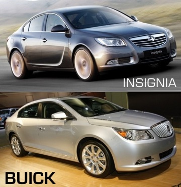 Vauxhall Insignia and Buick LaCrosse