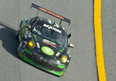 TRG Motorsports #67 Porsche takes first spot in the GT Class of the Rolex 24